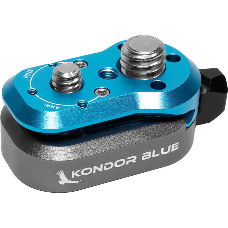 Kondor Blue Mini Lock Quick Release Plate for Professional Camera Workflows